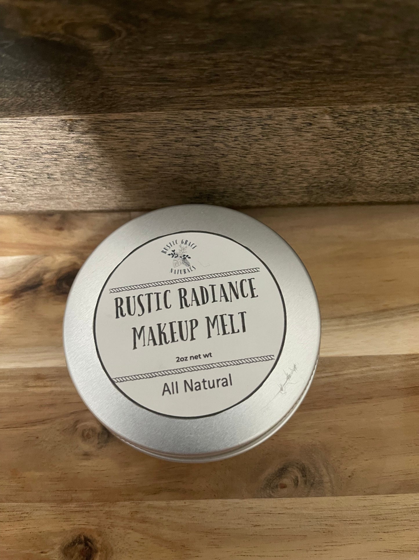 Rustic Radiance Makeup Melt – All-Natural Makeup Remover & Nourishing Cleansing Balm